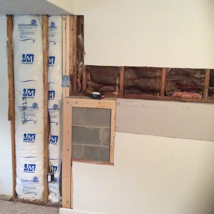 Wall insulation replacement during Structural Drying in Ocoee